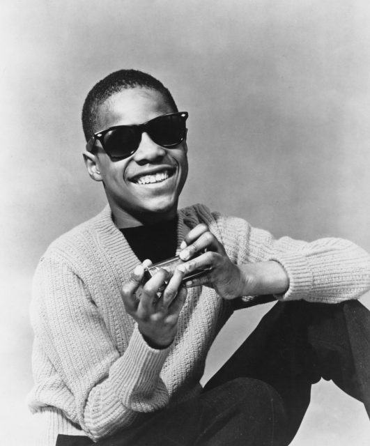 14-year-old Stevie Wonder