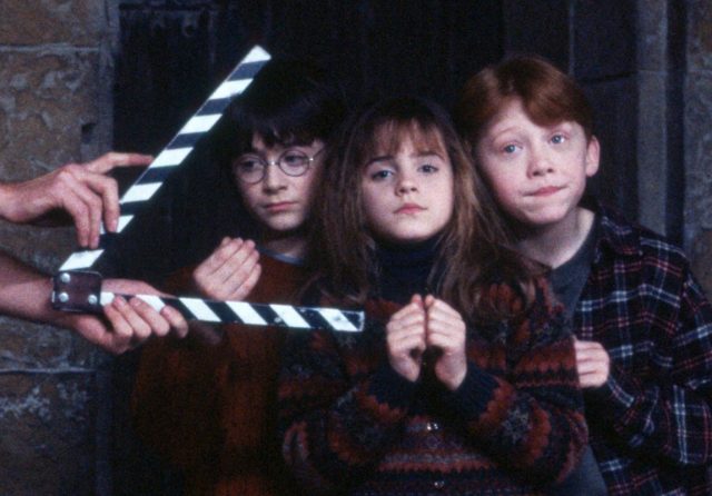 the young cast of Harry Potter