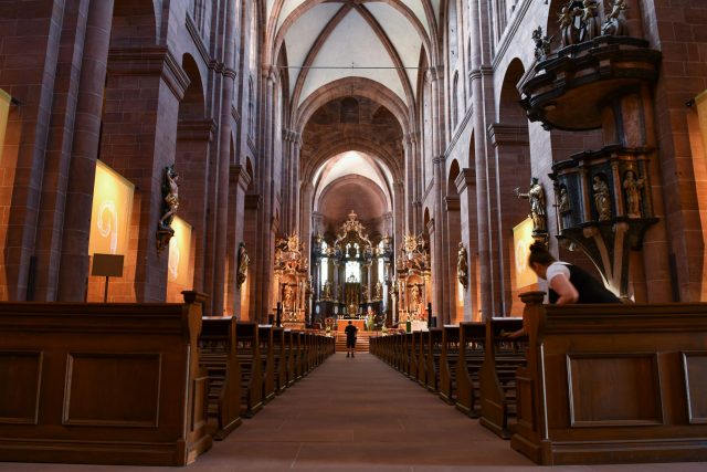 Interior of Cathedral of Worms 