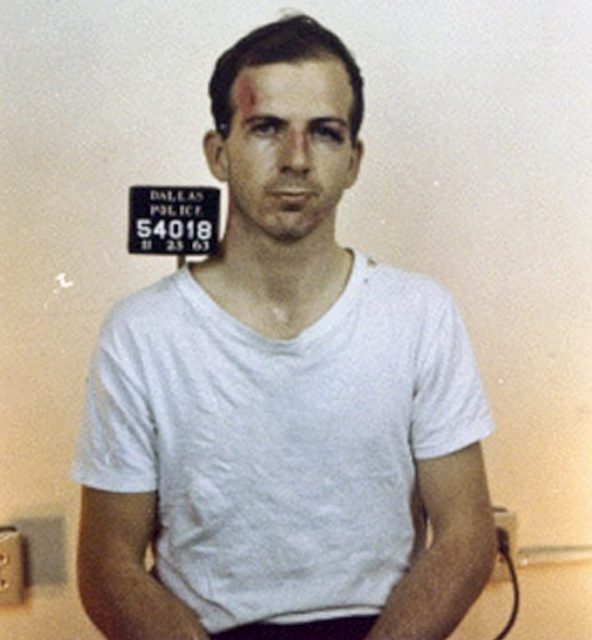 Lee Harvey Oswald's mug shot 