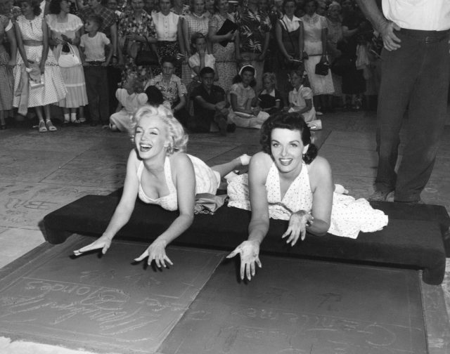 Marilyn Monroe and Jane Russell 