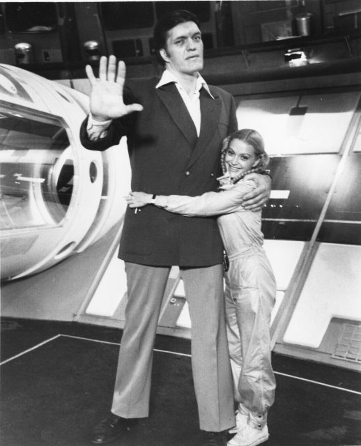 Richard Kiel and Blanche Ravalec 