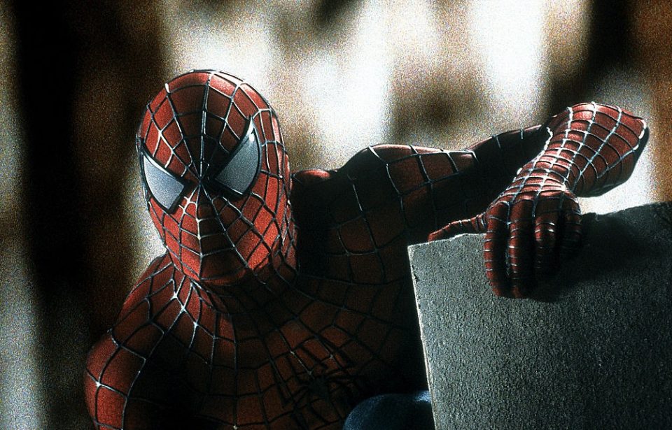 Spiderman in a scene from the film 'Spiderman', 2002. (Photo Credit: Columbia Pictures/Getty Images)