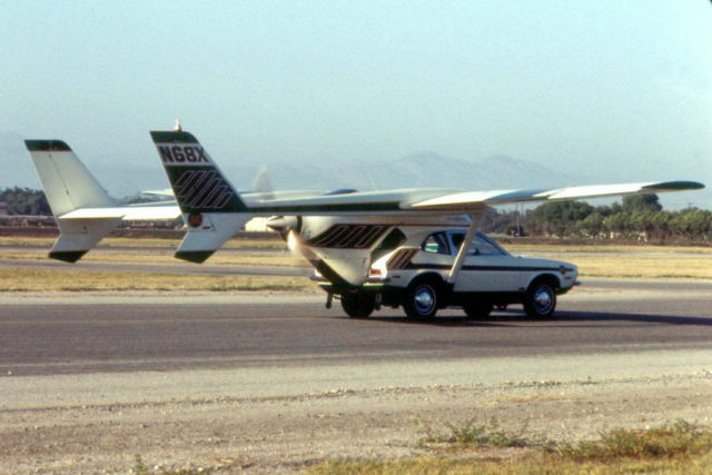 AVE Mizar driving down an airport runaway