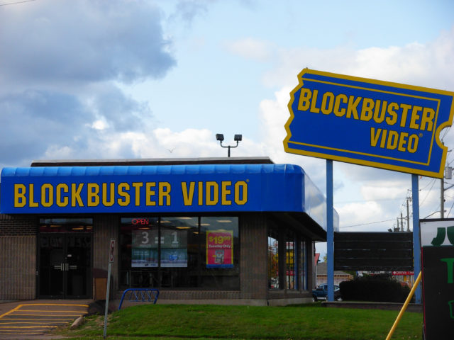 Blockbuster location in Moncton 
