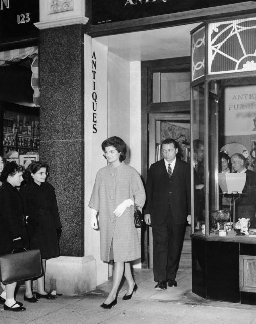 Jackie Kennedy and Clint Hill in London 