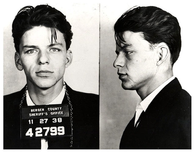 Frank Sinatra mug shot 