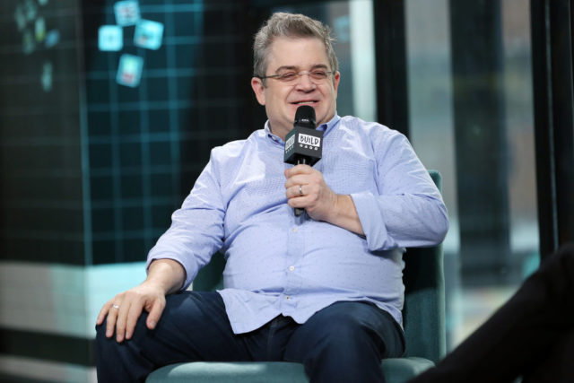 Patton Oswalt speaks to an audience