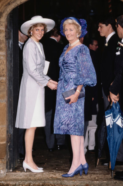 Diana with her mother Frances Shand Kydd
