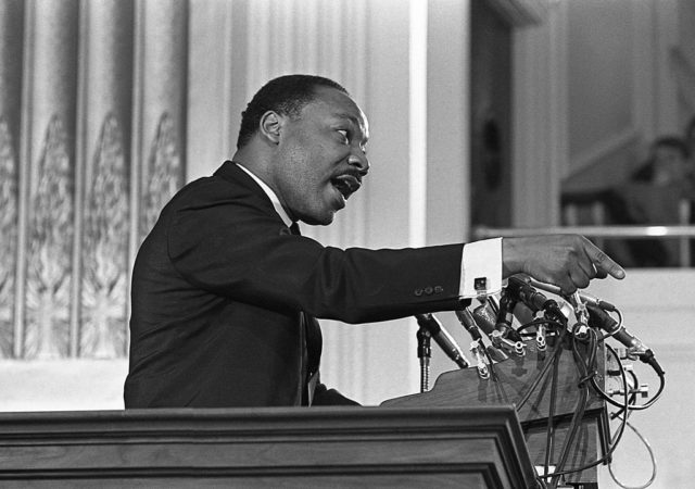 Dr. Martin Luther King Jr speaking