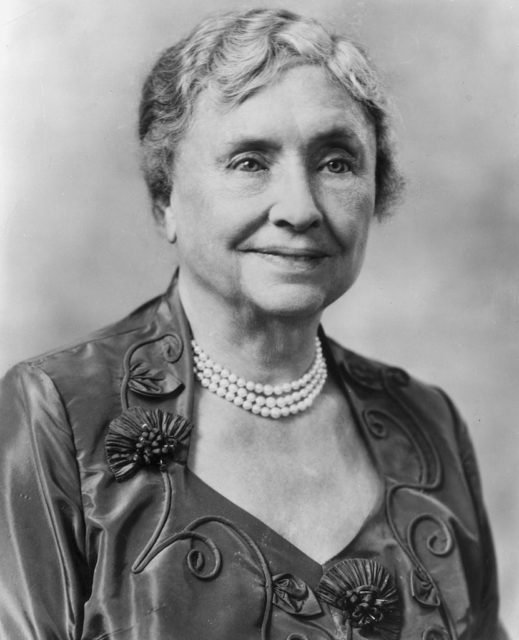 Helen Keller in her later years