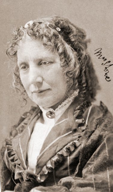 Portrait of author Harriet Beecher Stowe