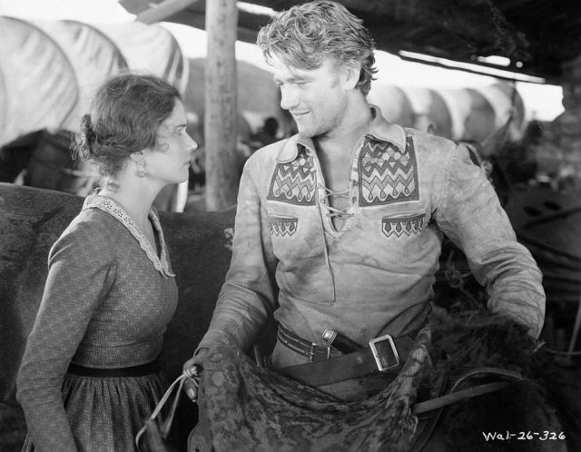 John Wayne and Marguerite Churchill in The Big Trail