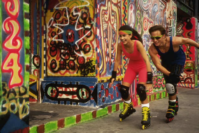 Rollerblading 1990s-style!