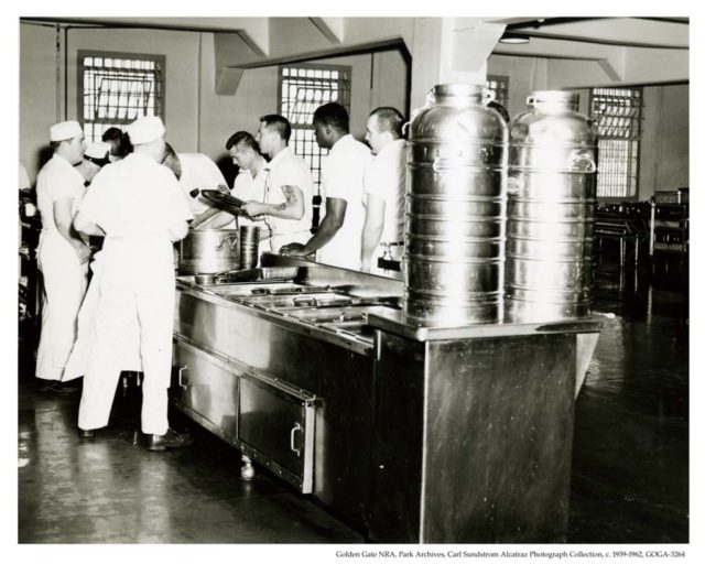 Alcatraz dining hall interior