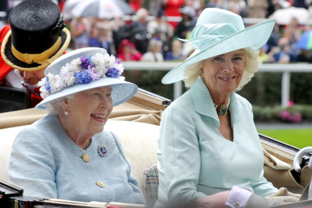 Camilla and Queen Elizabeth 