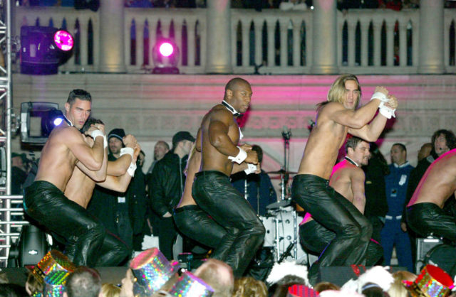 Chippendales performing on stage