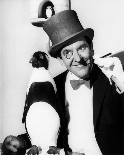 Burgess Meredith as the Penguin 