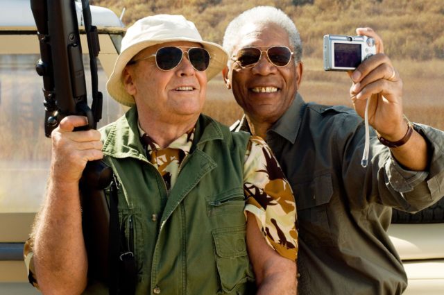 Jack Nicholson and Morgan Freeman in The Bucket List 