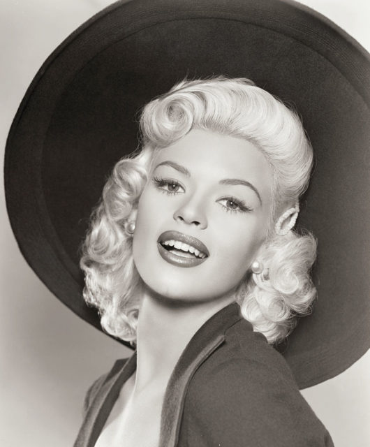 Jayne Mansfield poses for a studio portrait