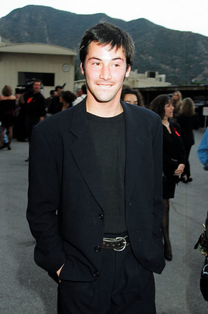 Keanu Reeves at the MTV movie awards