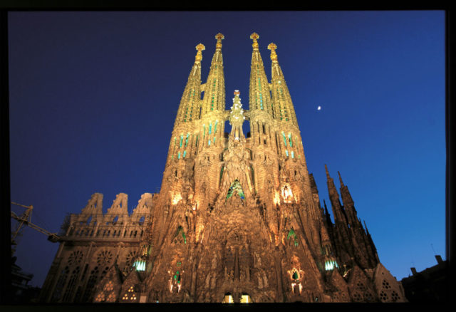 Exterior of La Sagrada Familia 