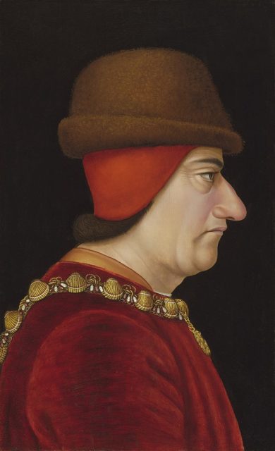 Portrait of Louis XI