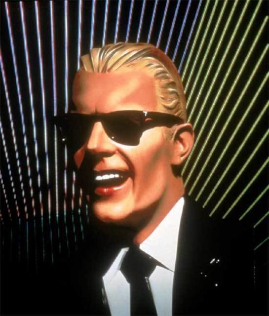 Max Headroom smiling