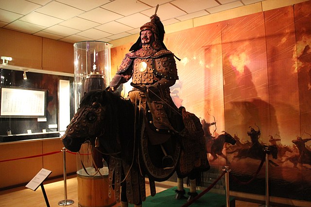 warrior on horseback