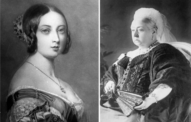 young/ old Queen Victoria 