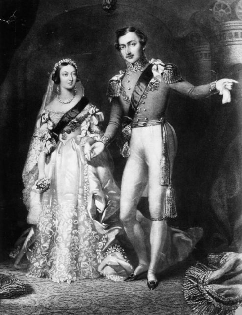 Queen Victoria and Prince Alberts wedding 