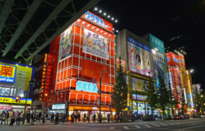 SEGA building at night
