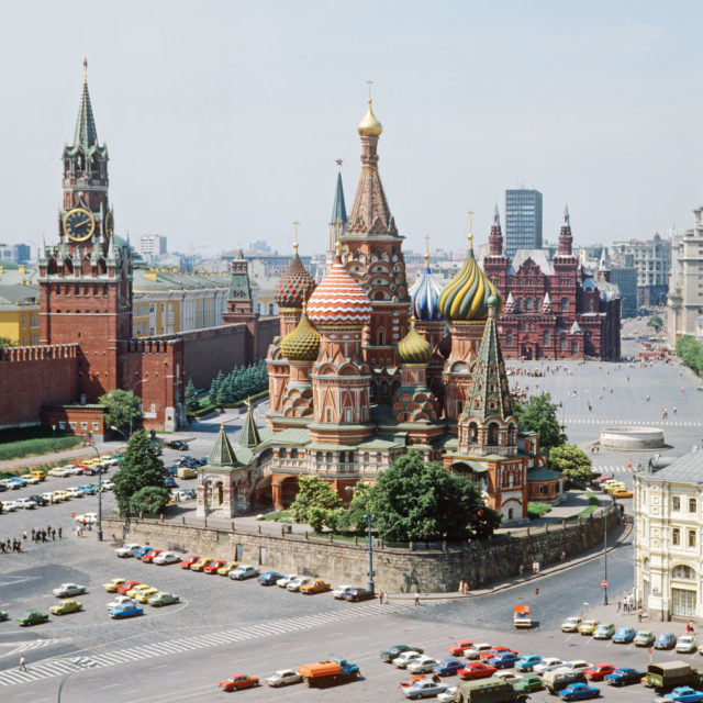 exterior of St. Basil's Cathedral 