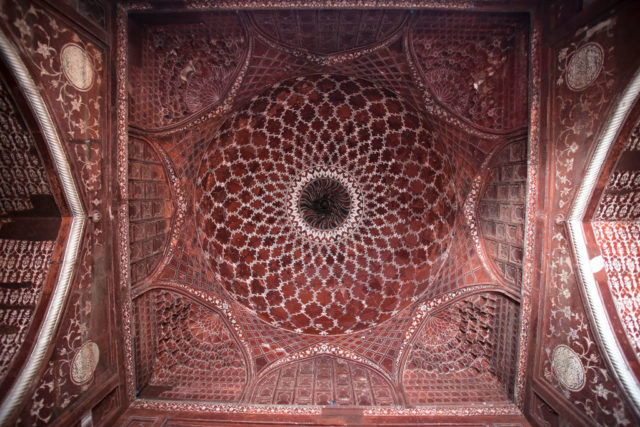 Inside the Taj Mahal 