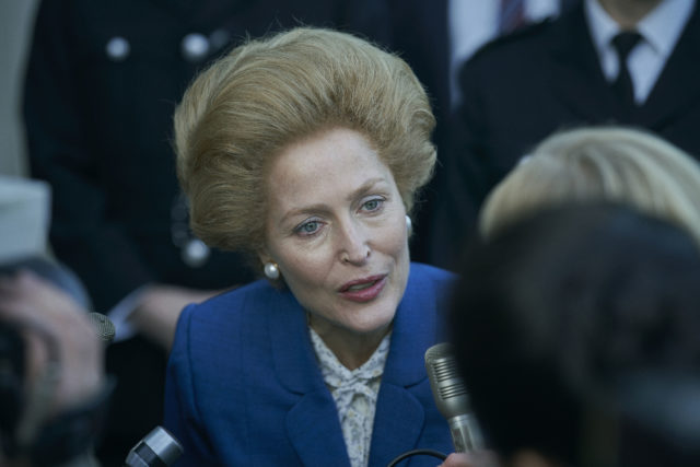 GIllian Anderson as Thatcher