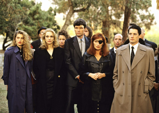 Case of Twin Peaks standing together outside