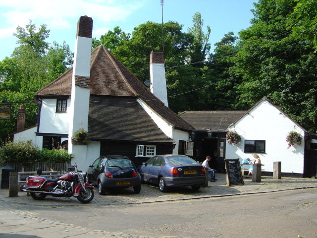 Exterior of the Ye Olde Fighting Cocks