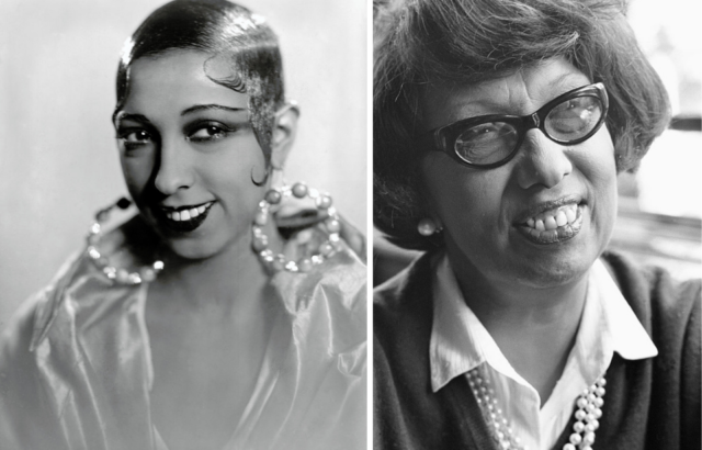 young/ older Josephine Baker 