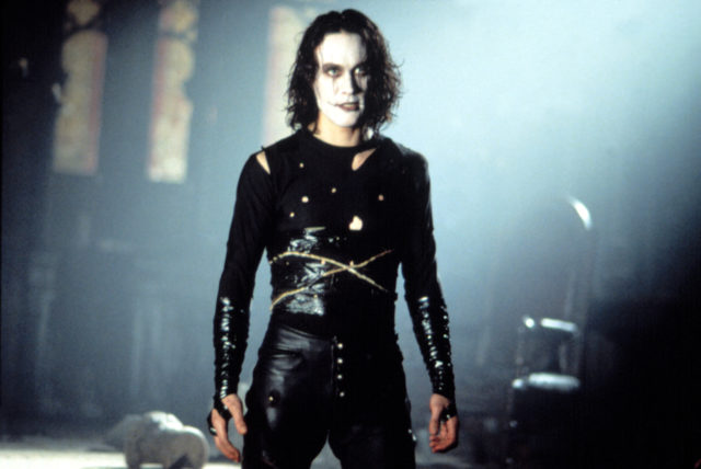 Bruce Lee's son Brandon Lee in The Crow 