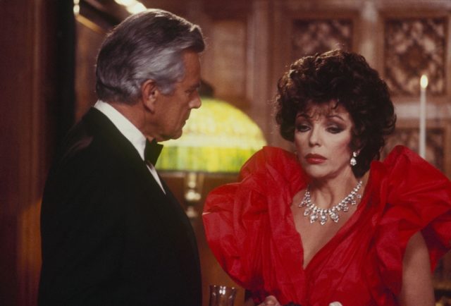 John Forsythe and Joan Collins in Dynasty 