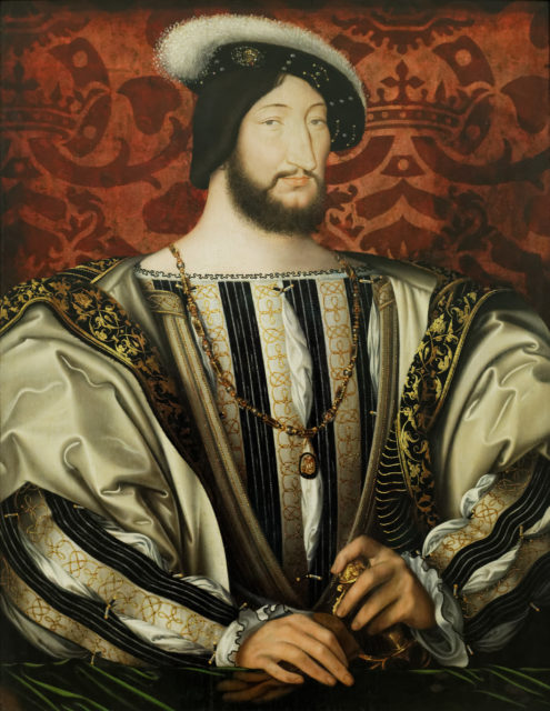 Portrait of French King Francis I