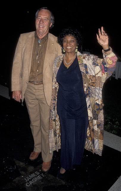  Nichelle Nichols and Gene Roddenberry