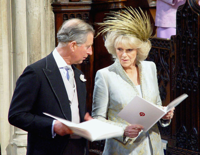 The wedding day of Prince Charles and Camilla