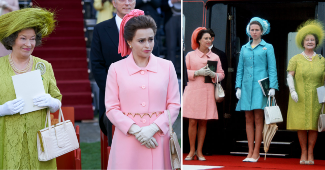 Helena Bonham Carter and Princess Margaret 