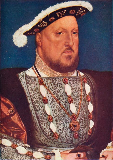 Henry VIII painted by Hans Holbein
