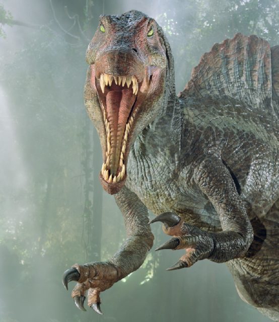 Spinosaurus in Jurassic Park III 