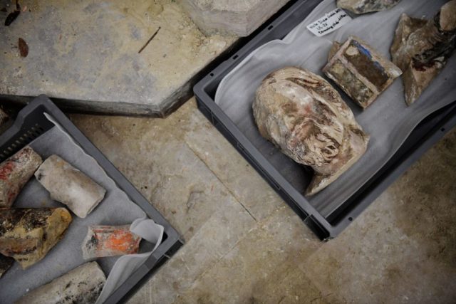 Antique artifacts found beneath the Notre Dame