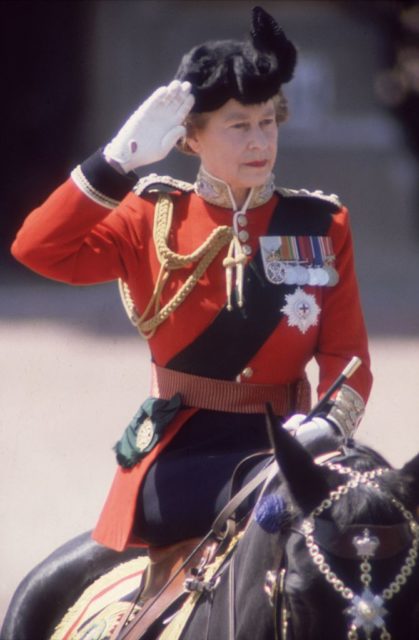 Queen Elizabeth II Trooping of the colour 