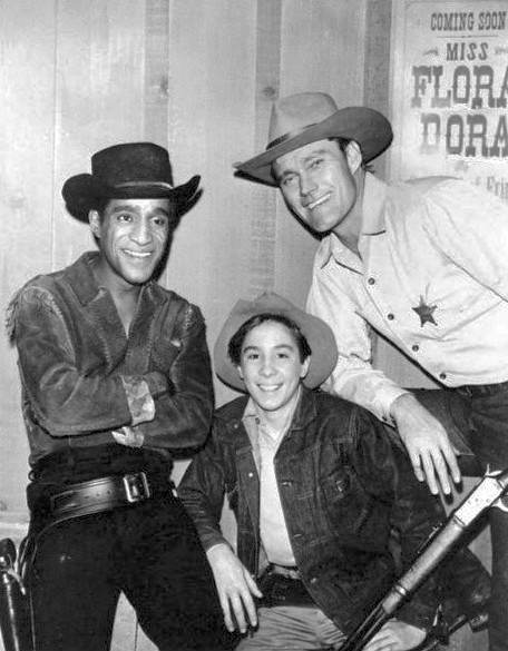 Sammy Davis, Jr., Johnny Crawford, and Chuck Connors