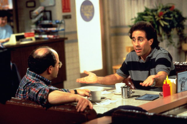 Jerry Seinfeld and Jason Alexander